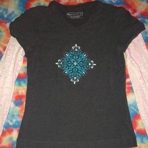 Grey long sleeved shirt